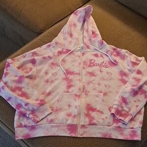 Barbie Tie Dye Full Zipper Hoodie Size: XXXL